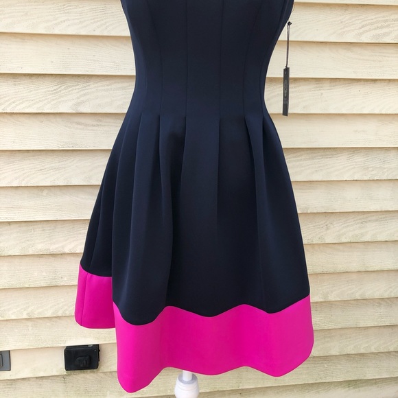 Final Price NWT Vince Camuto fit flare dress - Picture 2 of 5